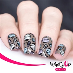 B020 Take Me to the Sea, stampingplade, Whats up Nails